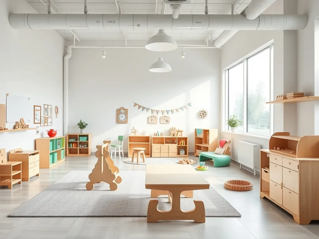 A bright, modern licensed childcare facility in Calgary with